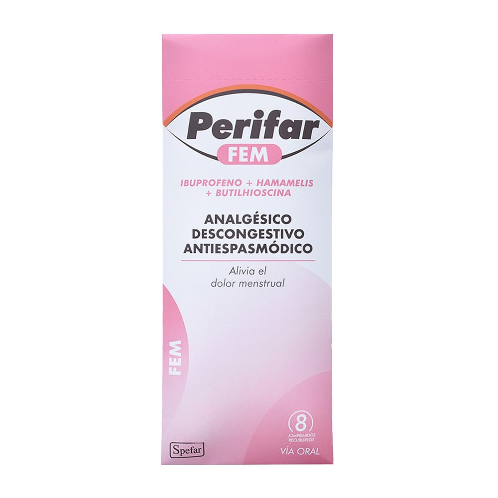 Perifar Fem 8 Comprimidos Recubiertos