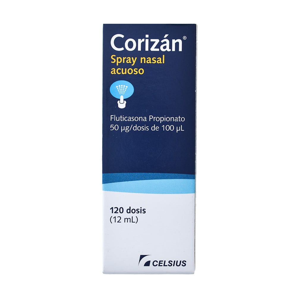 Corizán Spray Nasal 120 Dosis 12 ml