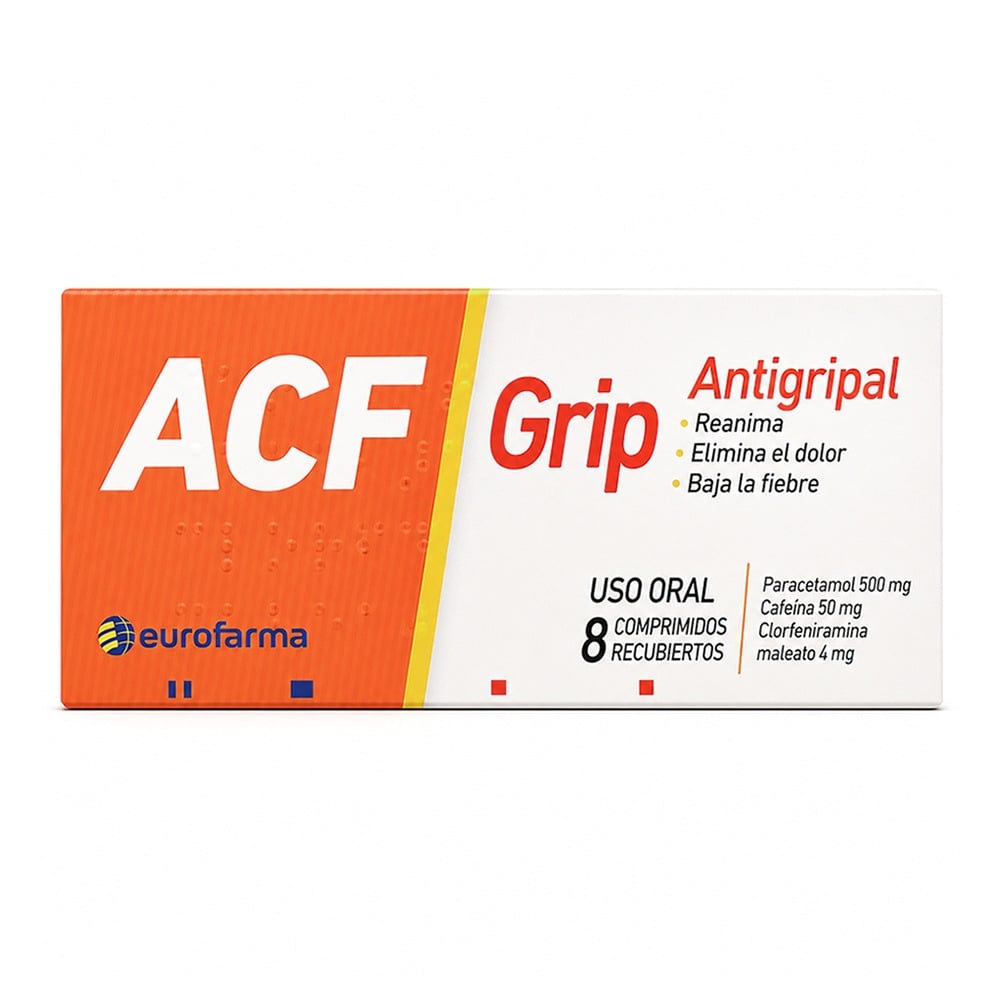 ACF Grip 8 Comprimidos Recubiertos