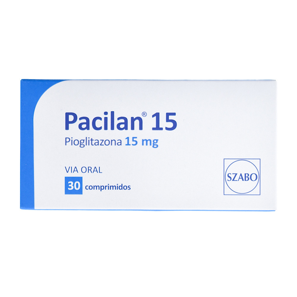 Pacilan 15 mg 30 Comprimidos