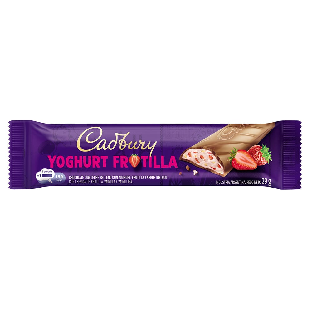 Tableta Dde Chocolate Cadbury Yoghurt Frutilla 27 g