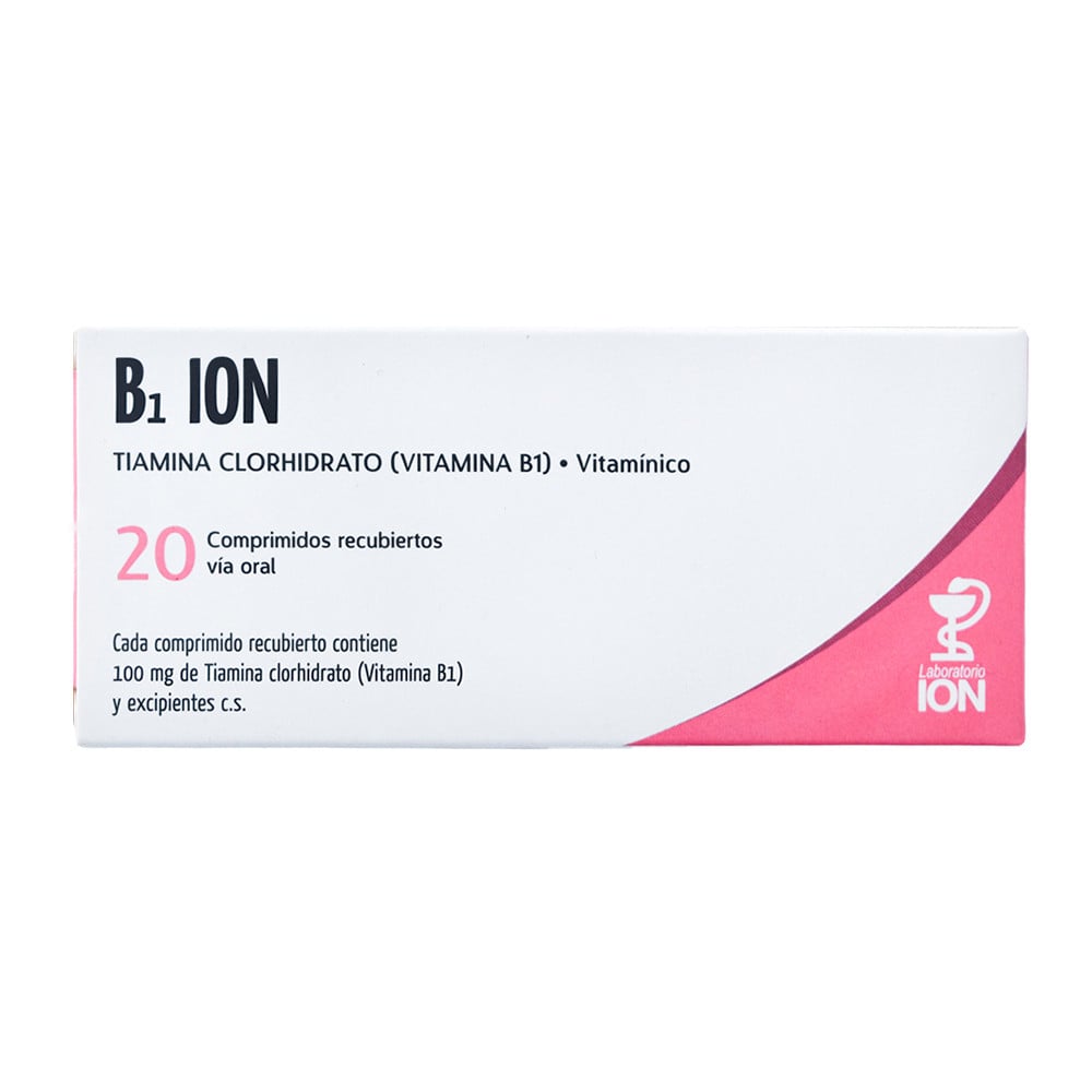 B1 ION 100 mg 20 Comprimidos Recubiertos