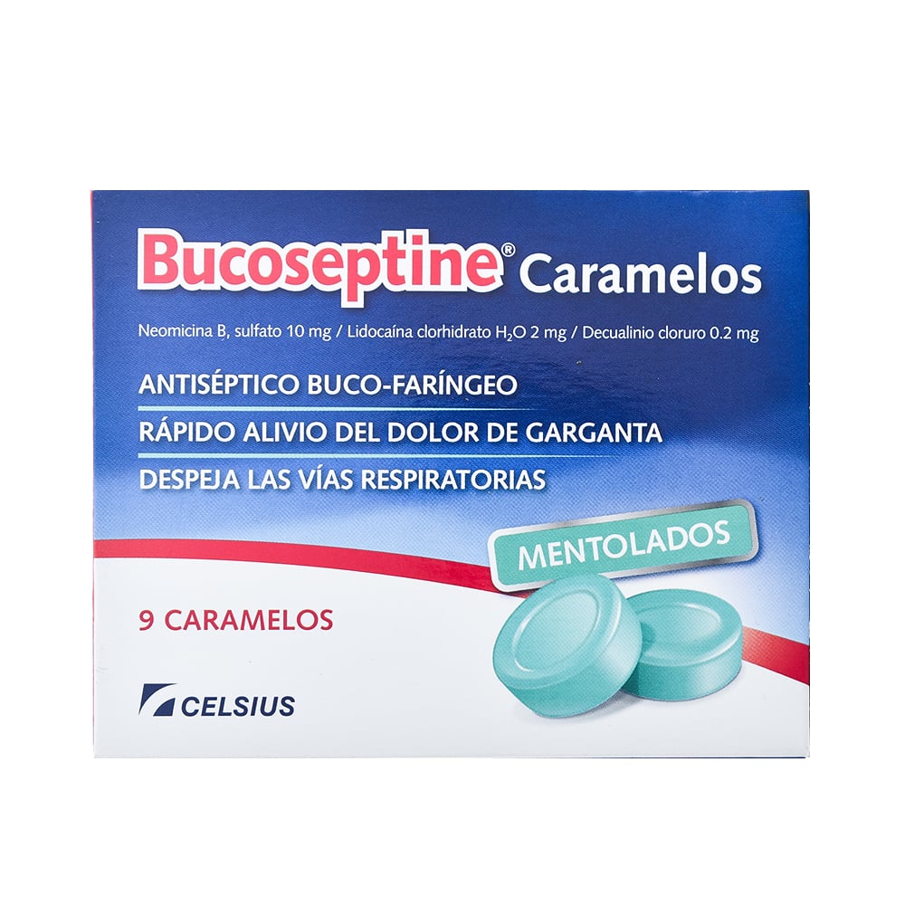 Bucoseptine Caramelos 9 Unidades