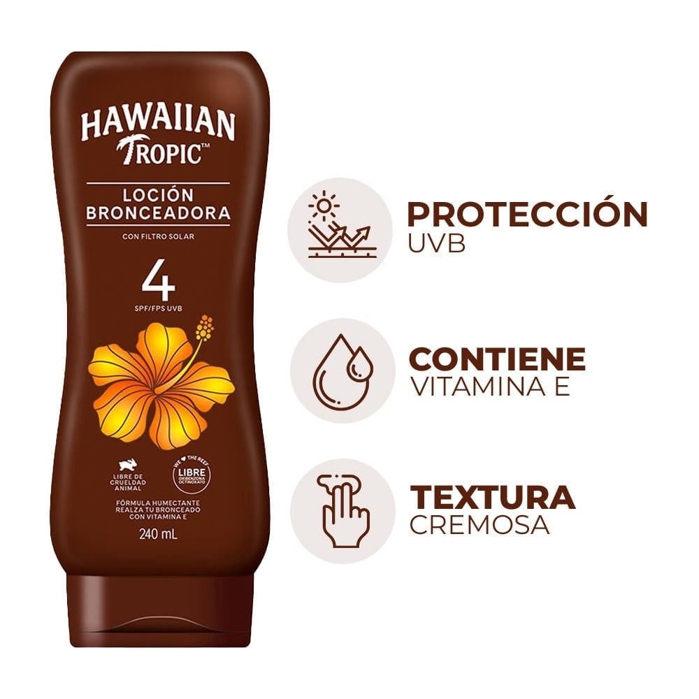 Loción Bronceadora Hawaiian Tropic