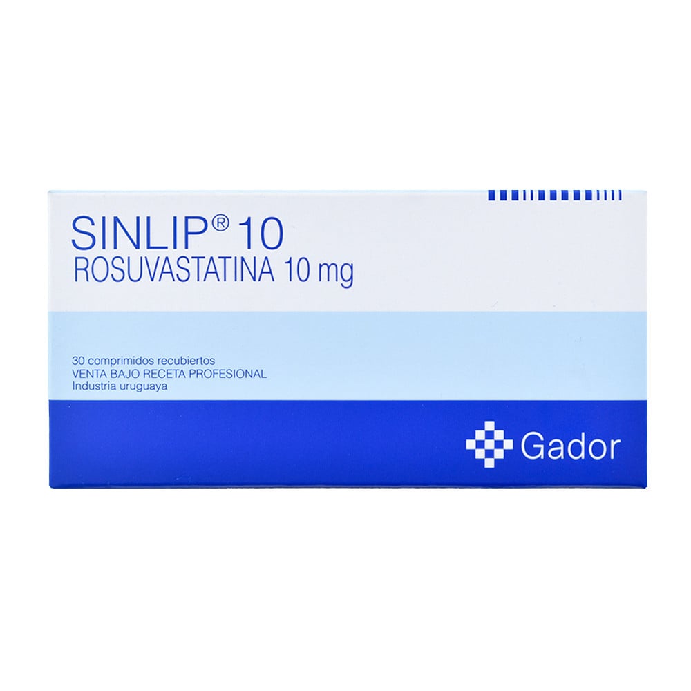 Sinlip 10 mg 30 Comprimidos Recubiertos