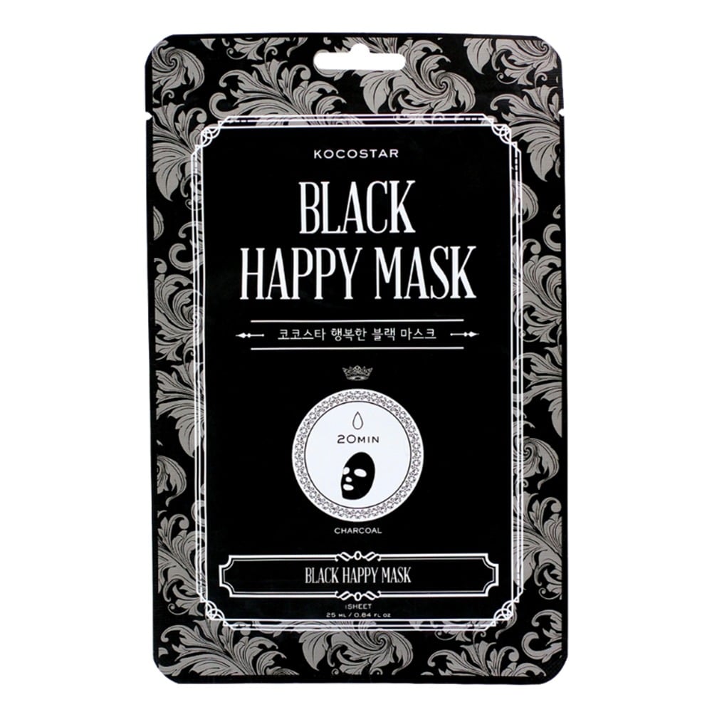 Mascarilla Facial Hortensia Happy Mask Black 1 Unidad