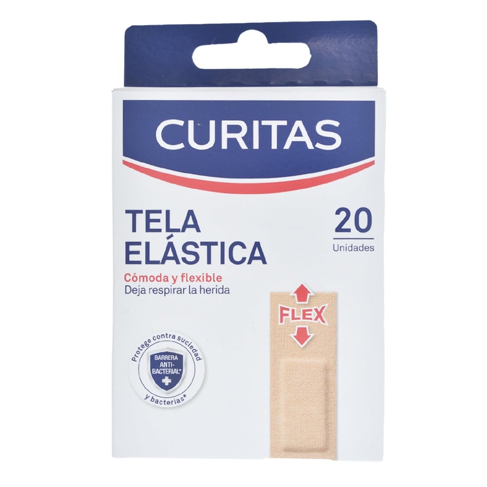 Curitas Tela Elástica 20 Unidades