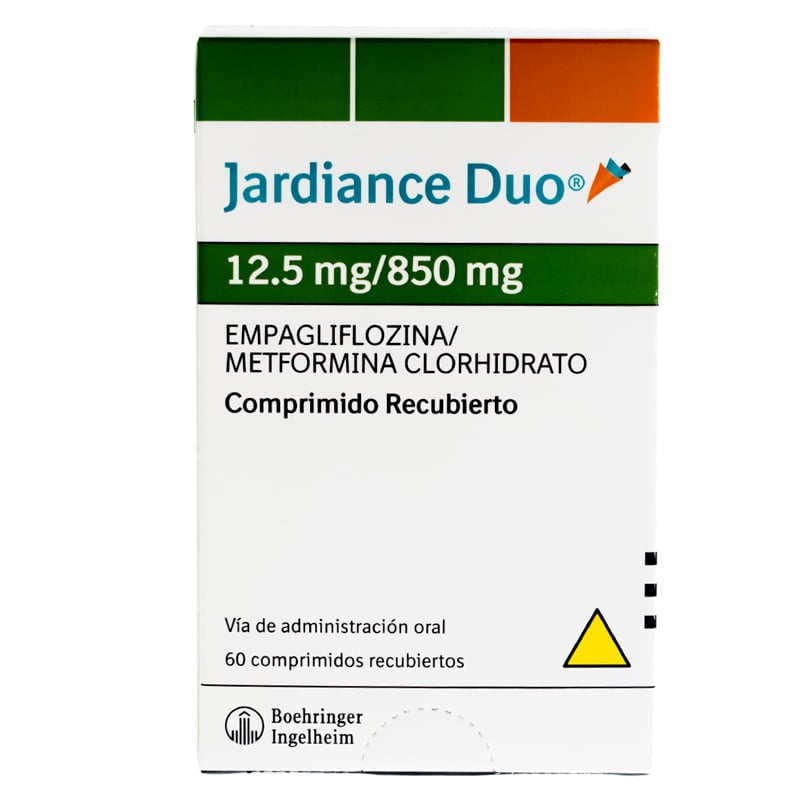Jardiance Duo 12.5 mg/850 mg 60 Comprimidos Recubiertos