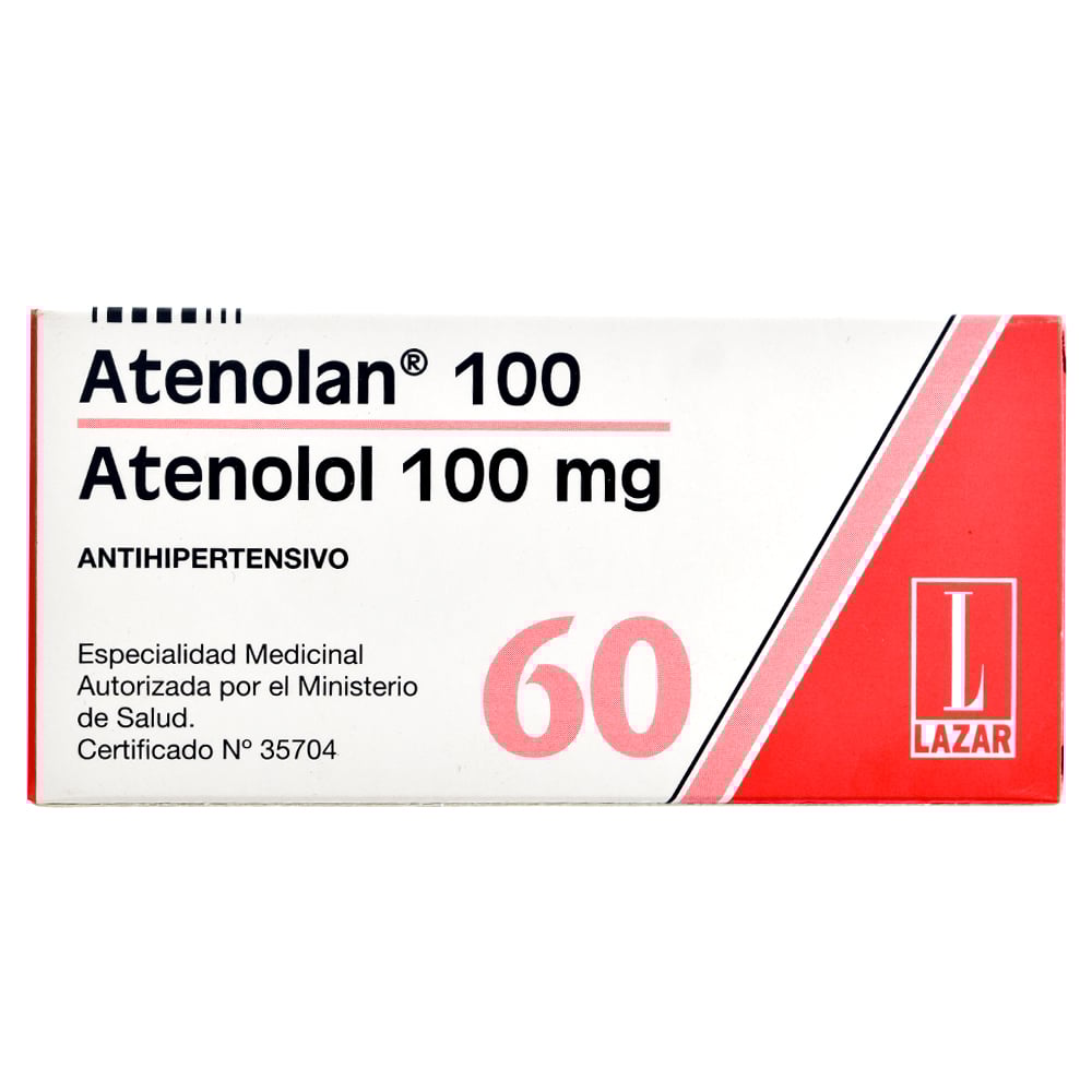 Atenolan 100 mg 60 Comprimidos