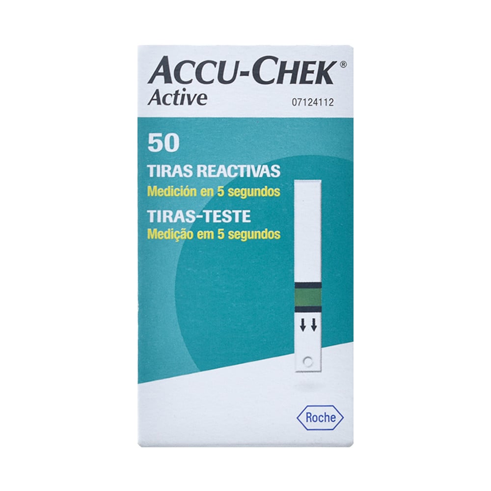 TIRAS ACCU-CHEK ACTIVE 50 UNIDADES