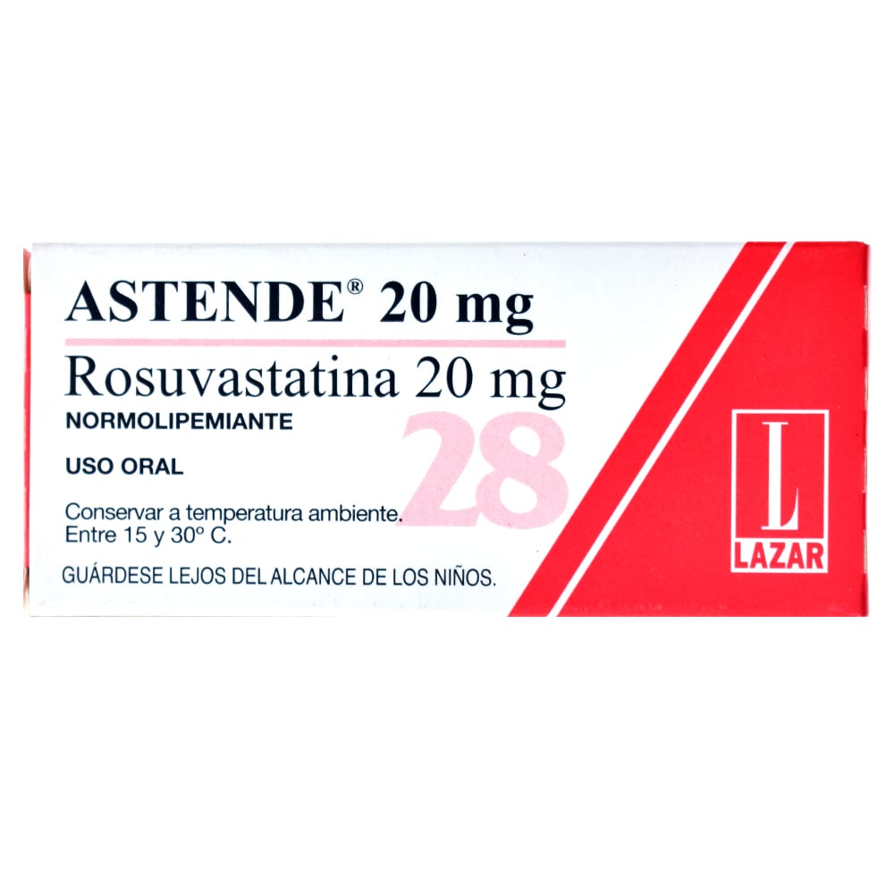 Astende 20 mg 28 Comprimidos Recubiertos