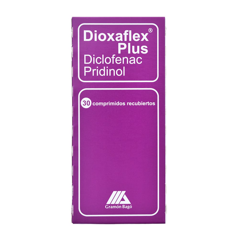 Dioxaflex Plus 50 mg/4 mg 30 Comprimidos Recubiertos