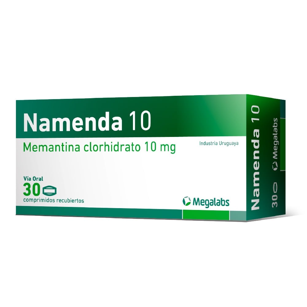 Namenda 10 mg 30 Comprimidos Recubiertos