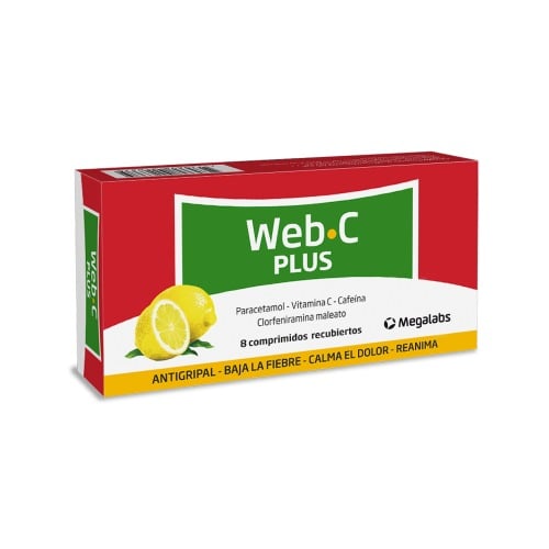 Web C Plus 8 Comprimidos Recubiertos