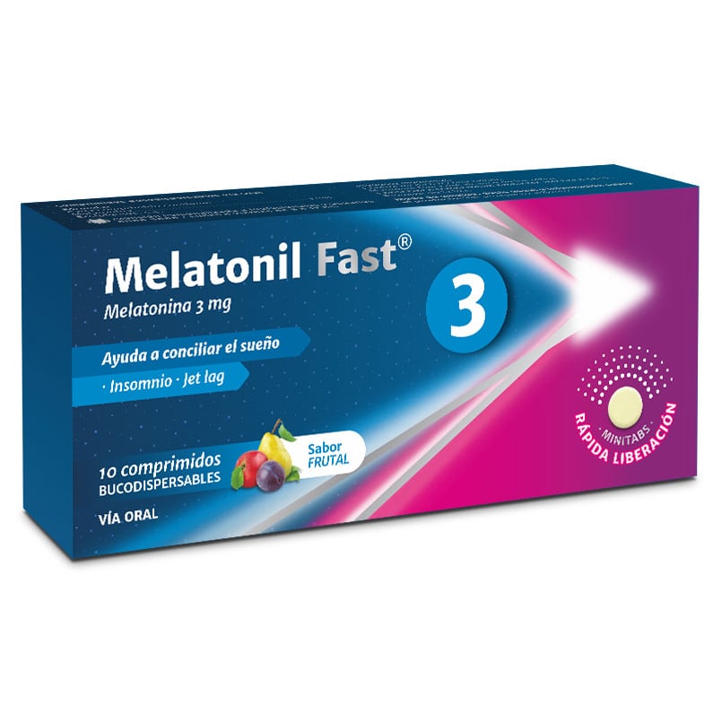 Melatonil Fast 3 mg 10 Comprimidos Bucodispersables