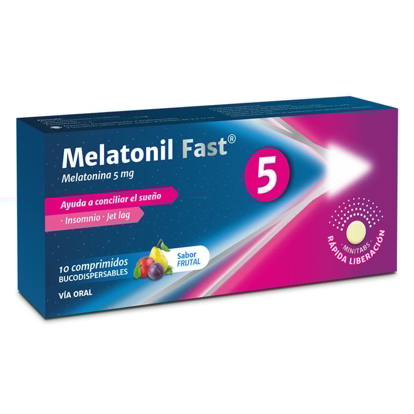 Melatonil Fast 5 mg 10 Comprimidos Bucodispersables