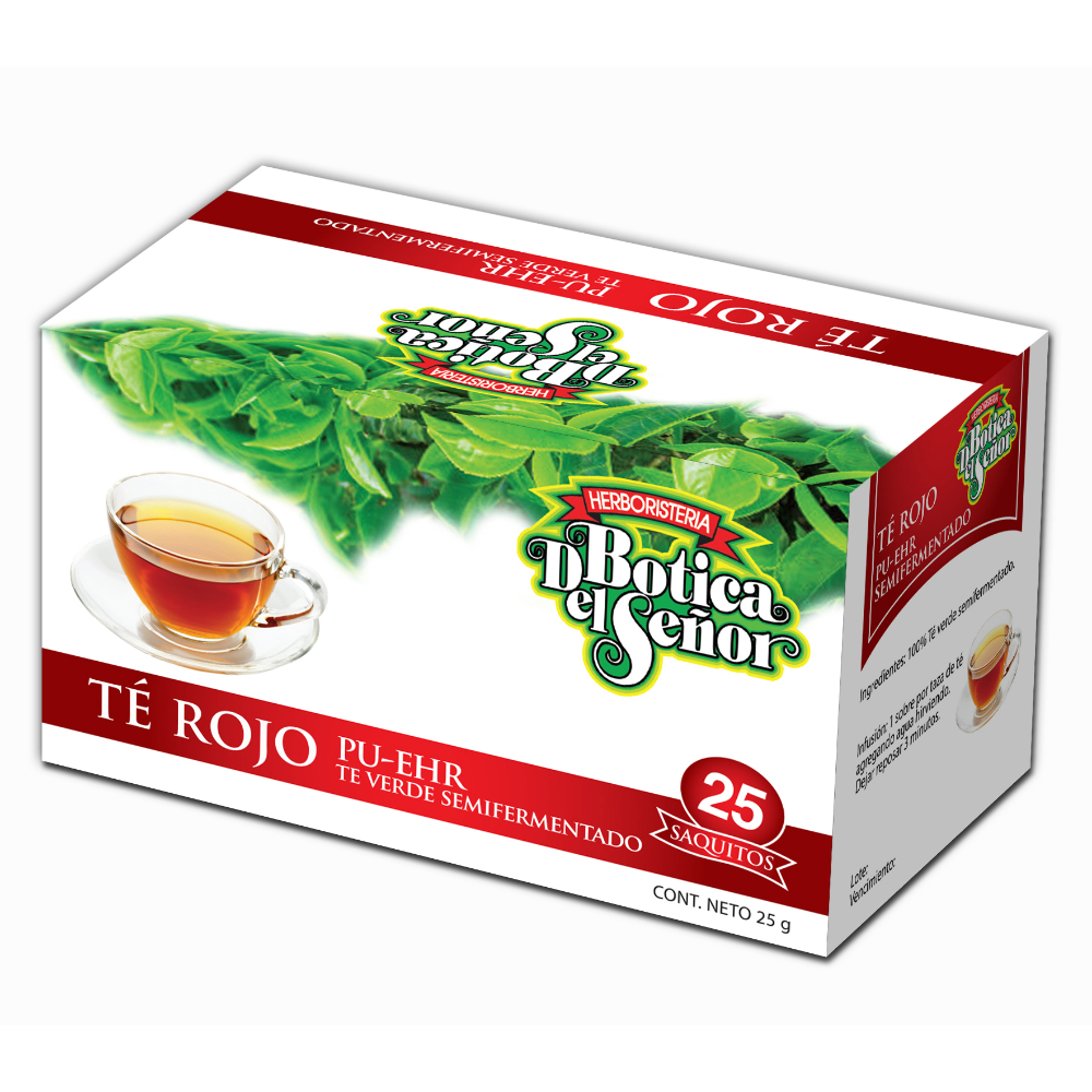 Té Rojo Botica del Señor 25 Saquitos