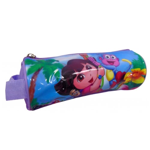 Cartuchera Dora la Exploradora Pvc Cilíndrica