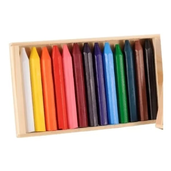 Cajoncito Infantozzi Crayola Triangular 13 Colores