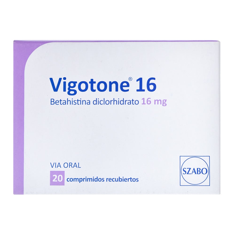 Vigotone 16 mg 20 Comprimidos Recubiertos