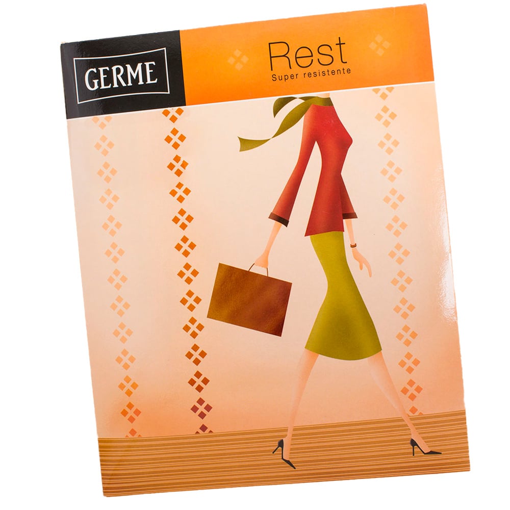 Medias Can Can Germe Collant de Lycra Super Resistente Negro Talle 3