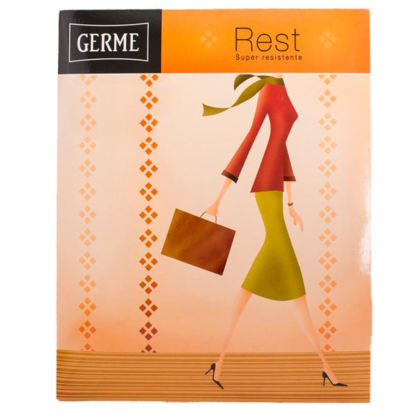 Medias Can Can Germe Collant de Lycra Super Resistente Blondine Talle 2