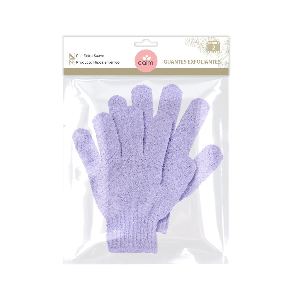 Guantes Exfoliantes Calm 2 Unidades Colores Surtidos