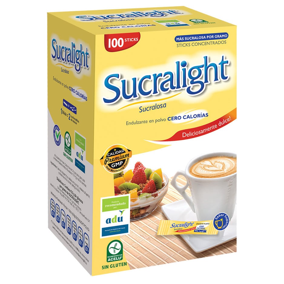 Edulcorante Sucralight 100 Sobres