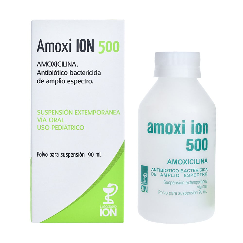 Amoxi ION 500 mg Suspensión 90 ml
