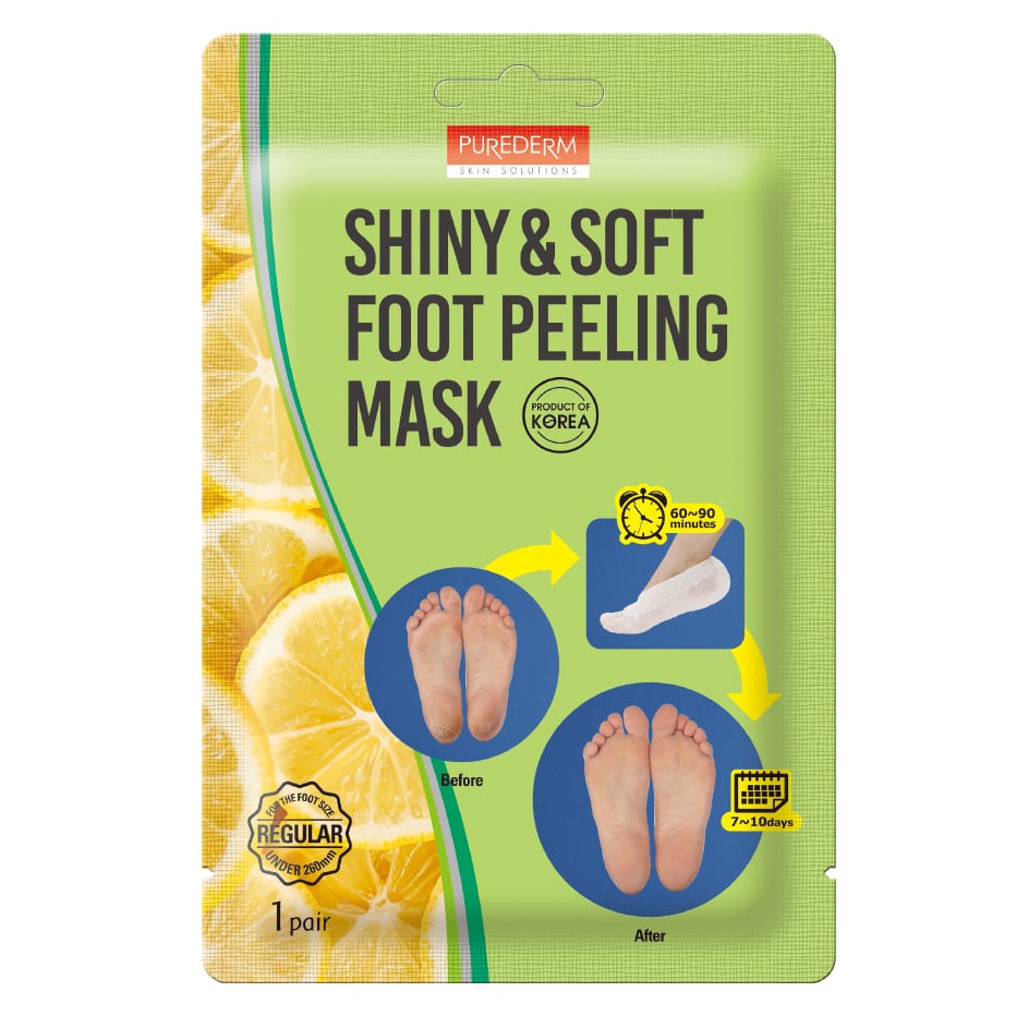 Mascarilla para Pies Purederm Shiny & Soft Foot Peeling 1 Par
