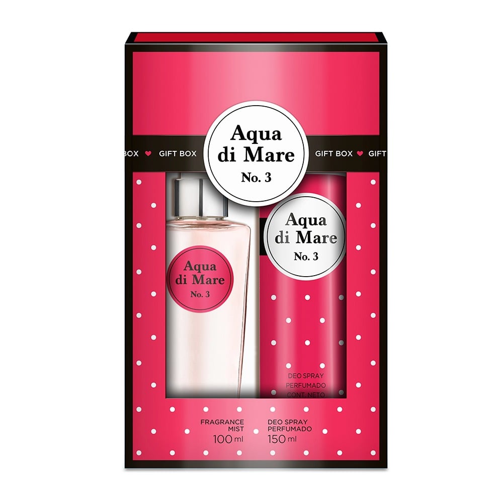 Pack Perfume Aqua Di Mare N°3 100 ml + Desodorante 150 ml