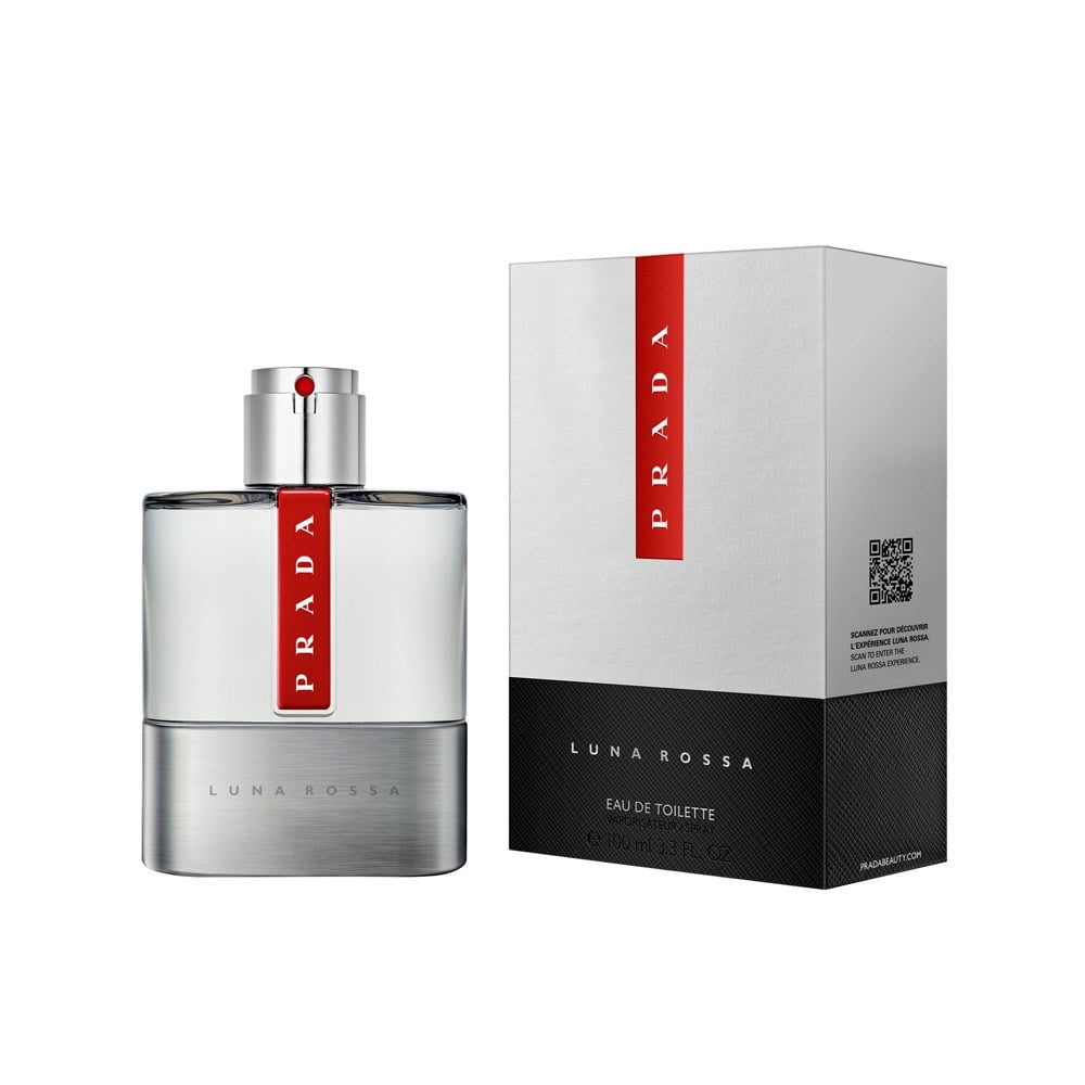 Luna Rossa de Prada es un eau de toilette fresco y limpio, con un ánimo innovador