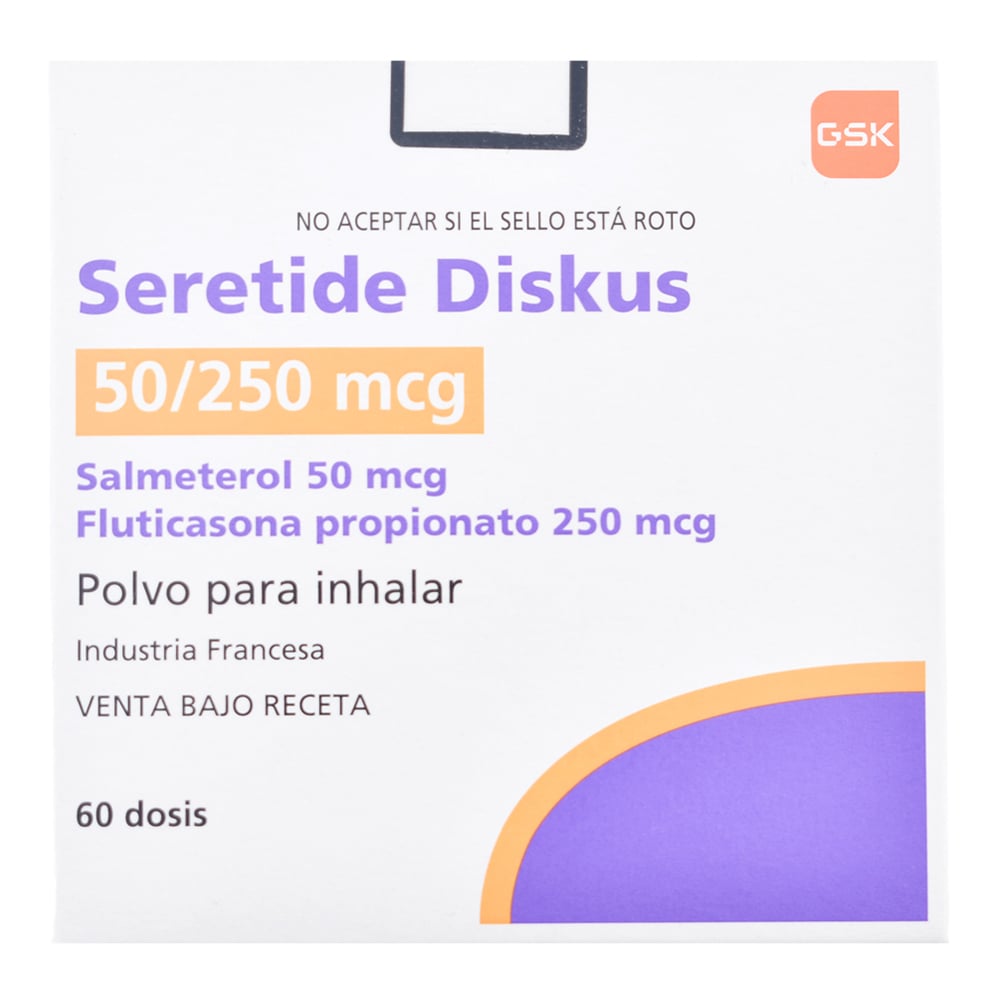Seretide Diskus 250 mcg/50 mcg Aerosol 60 Dosis