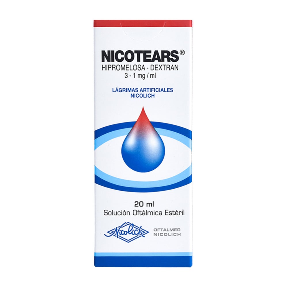 Nicotears 3-1 mg/ml Solución Oftálmica 20 ml