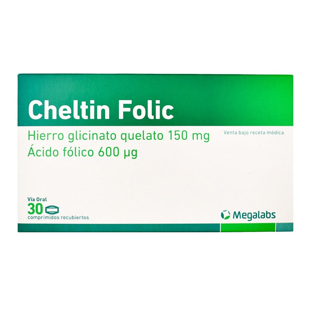 Cheltin Folic 30 Comprimidos Recubiertos
