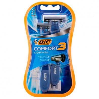 Afeitadora BIC Confort 3 Normal 2 Unidades