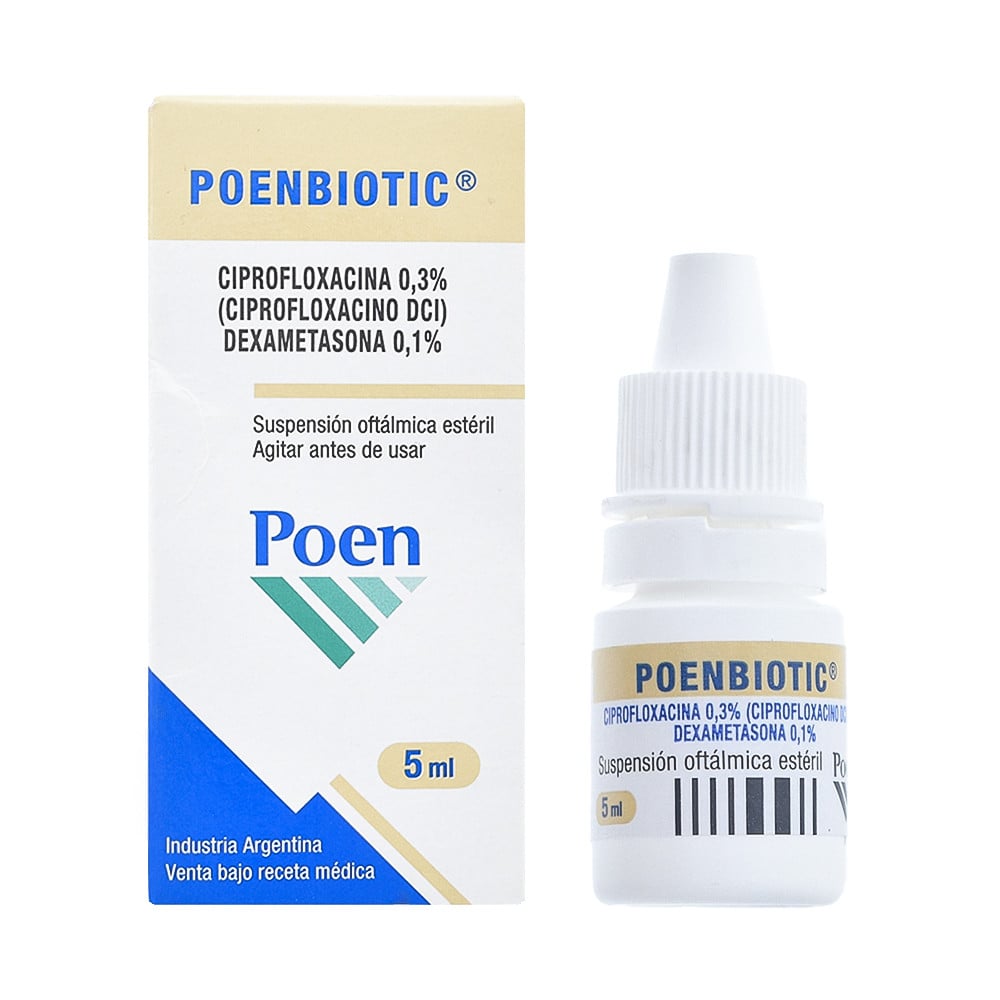 Poenbiotic 0.3%/0.1% Solución Oftálmica 5 ml