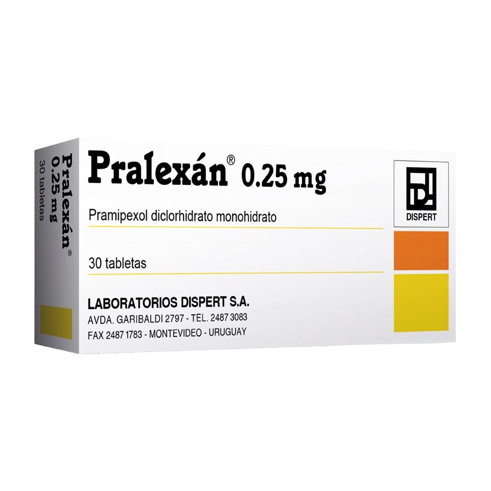 Pralexan 0.25 mg 30 Tabletas
