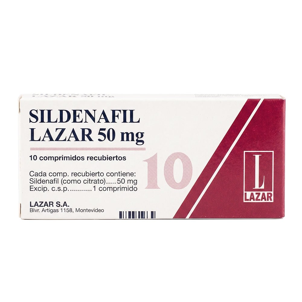 Sildenafil Lazar Masticable 50 mg