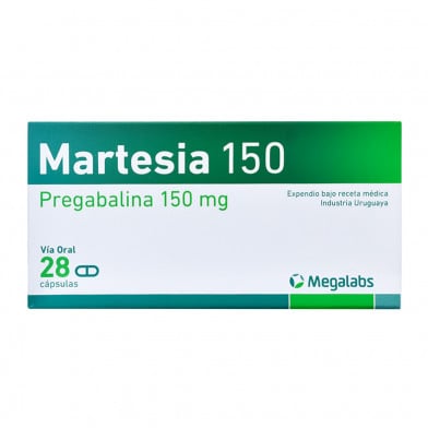 MARTESIA 150 MG 28 CÁPSULAS