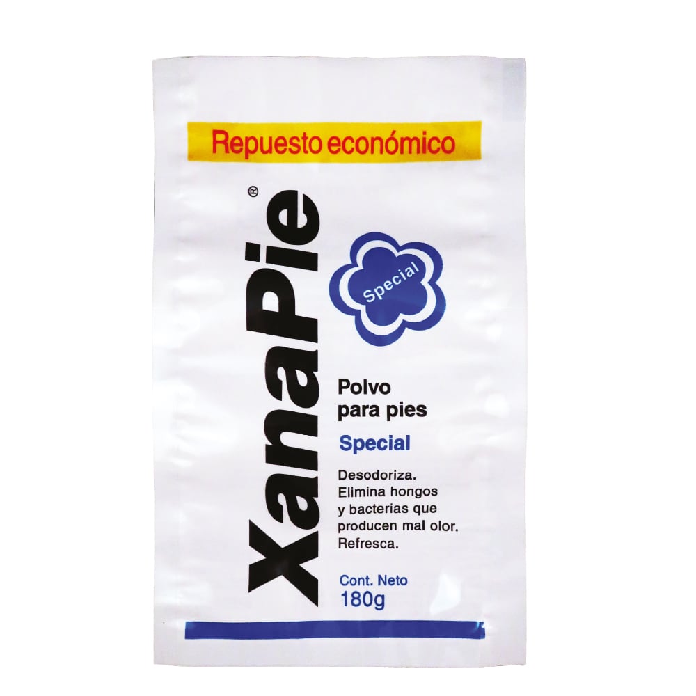 Bolsa de Repuesto Talco Pédico Xanapie Special 180 g