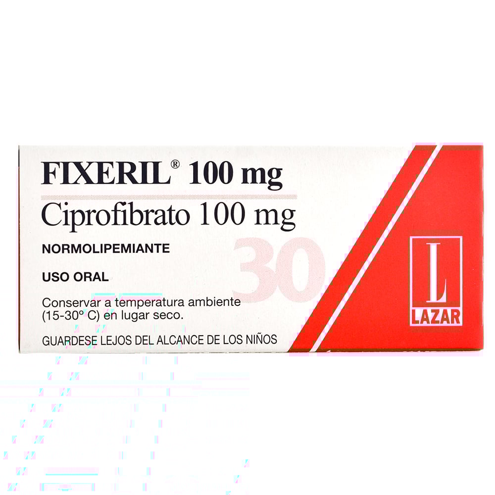 FIXERIL 100 MG 30 COMPRIMIDOS