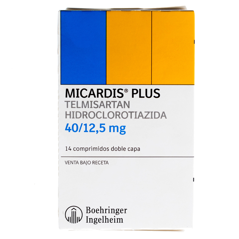 Micardis Plus 40 mg/12.5 mg 14 Comprimidos Doble Capa