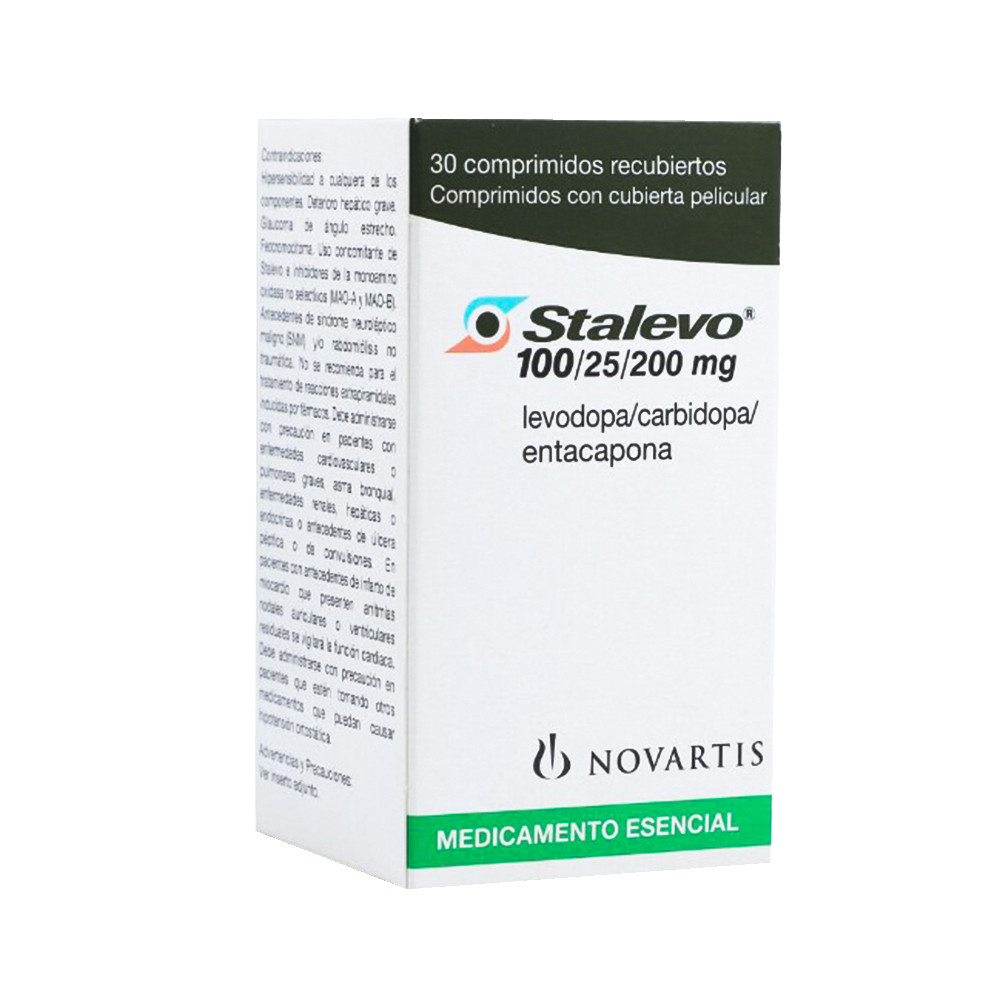Stalevo 100/25/200 mg 30 Comprimidos Recubiertos
