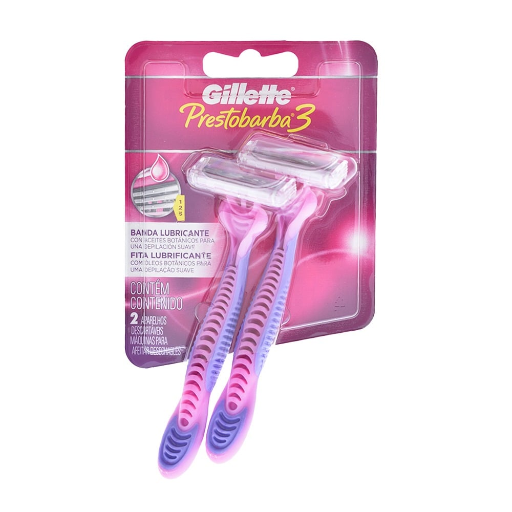 Afeitadora Gillette Prestobarba3 Mujer 2 Unidades