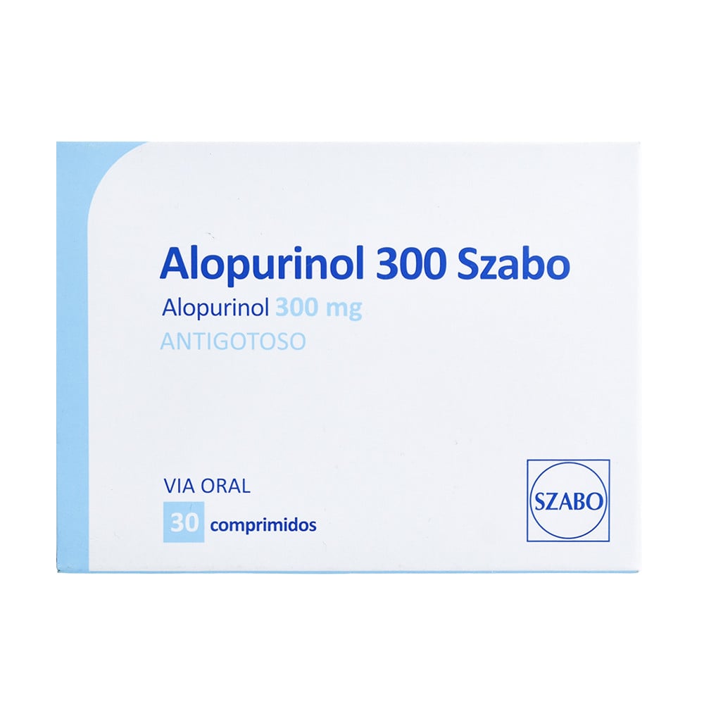 Allopurinol Szabo 300 mg 30 Comprimidos