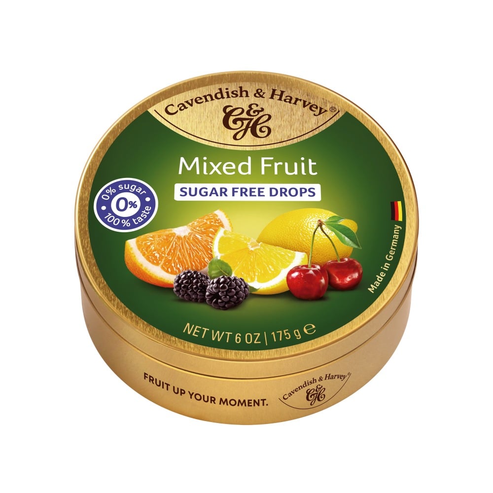 CAVENDISH MIX FRUIT SUGAR FREE 175 GR