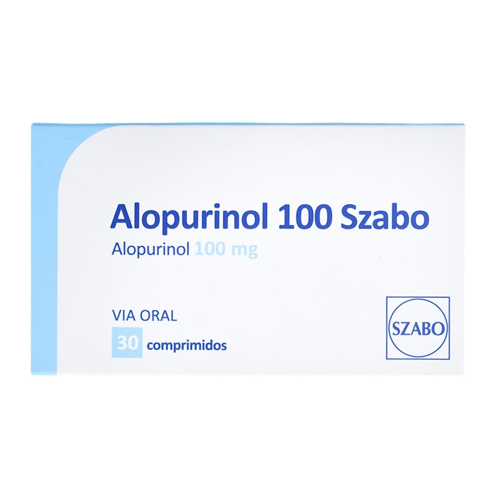 Allopurinol Szabo 100 mg 30 Comprimidos