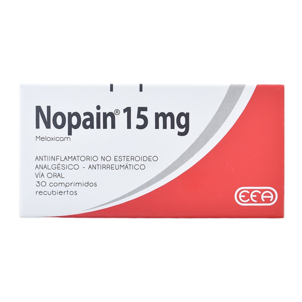 NOPAIN 15 MG 30 COMPRIMIDOS