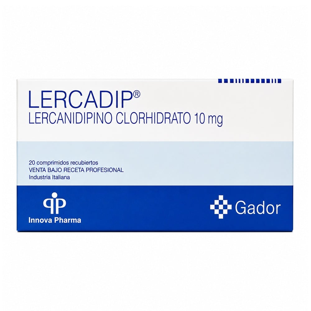 Lercadip 10 mg 20 Comprimidos Recubiertos